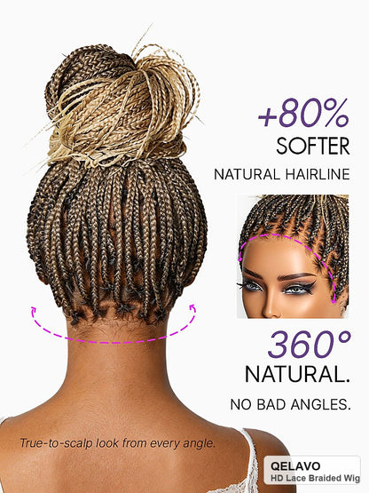🔥Last Day: 80% Off🔥 HD Lace Knotless Box Braided Wig | Real Scalp Look Glueless Wig
