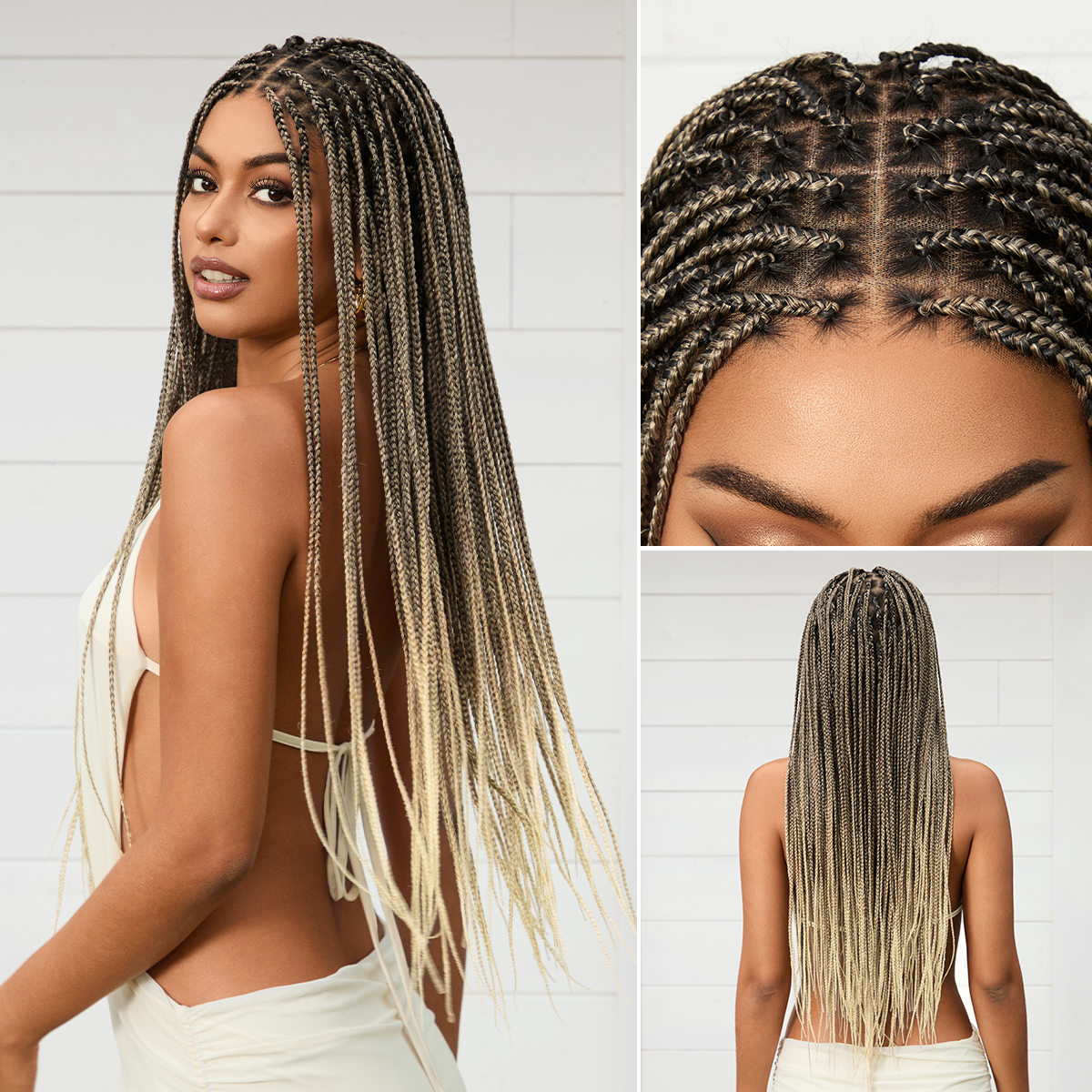🔥Last Day: 80% Off🔥 HD Lace Knotless Box Braided Wig | Real Scalp Look Glueless Wig