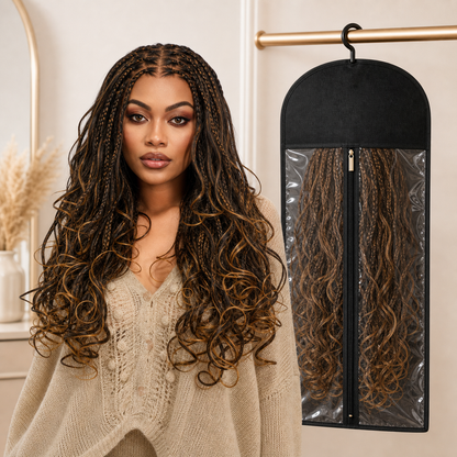 🔥Last Day: 80% Off🔥 HD Lace Knotless Box Braided Wig | Real Scalp Look Glueless Wig