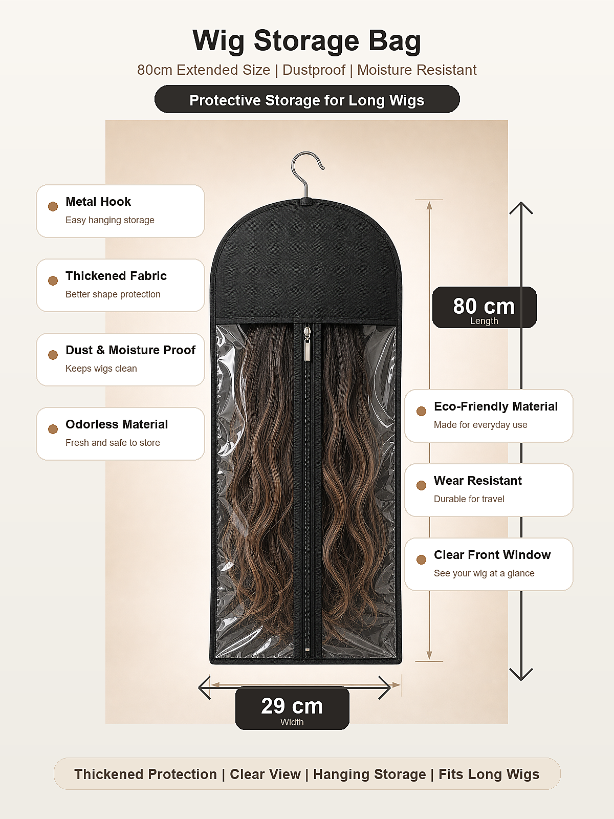 🔥Last Day: 80% Off🔥 HD Lace Knotless Box Braided Wig | Real Scalp Look Glueless Wig